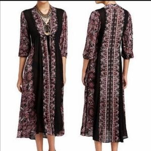 Free People Long Sleeve Maxi Dress